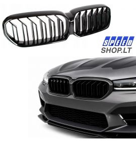 BMW G30 G31 LCI M5 LOOK juodos grotelės